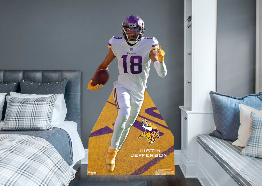 Justin Jefferson - Life-Size Stand Out - Official NFL - Minnesota Vikings - Foam Core Cutout