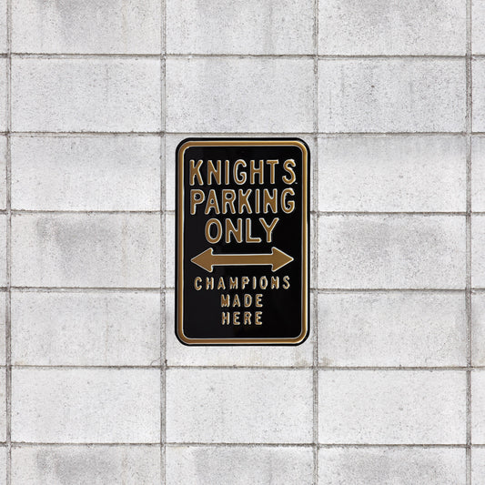 UCF Knights: Champions Made Parking - Officially Licensed Metal Street Sign