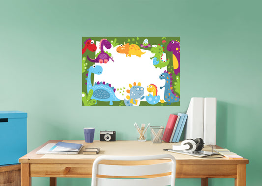 Dino's Family Dry Erase            Removable Wall   Adhesive Decal