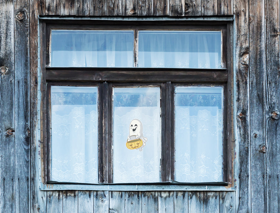 Halloween: Ghost Window Clings        -   Removable Window   Static Decal