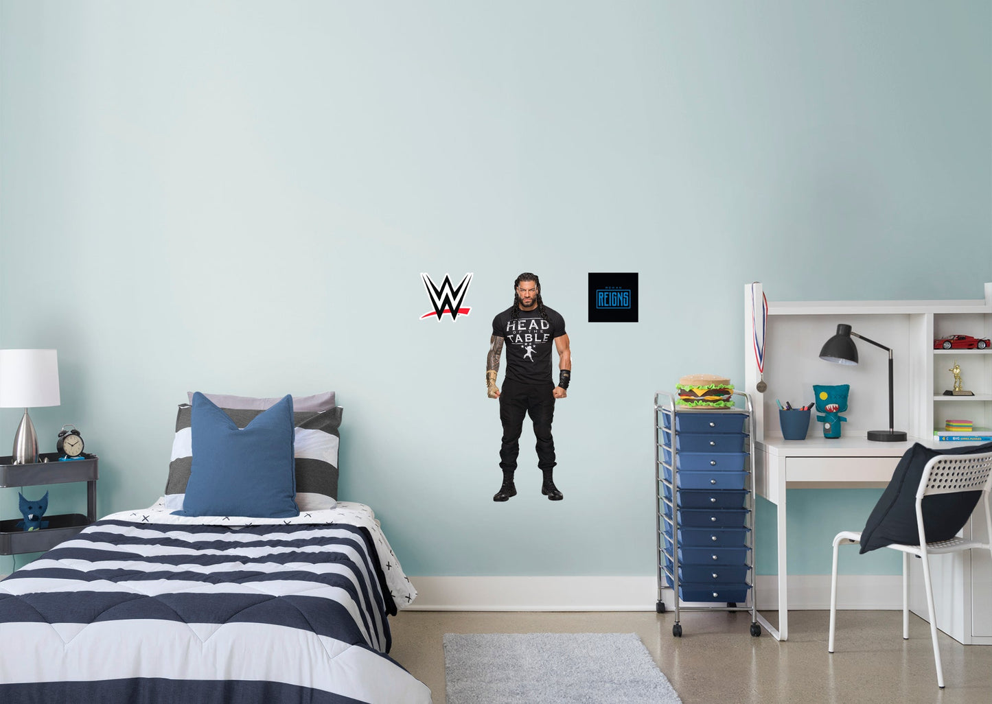 Roman Reigns         - Officially Licensed WWE Removable Wall   Adhesive Decal