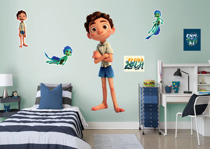 Luca: Luca RealBig        - Officially Licensed Disney Removable Wall   Adhesive Decal