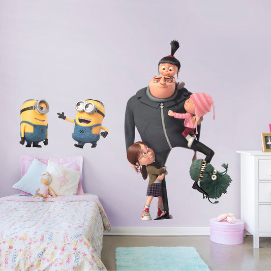 Despicable Me: Gru's Family - Officially Licensed Removable Wall Decals
