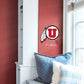 Utah Utes: Circle and Feather Logo - Officially Licensed NCAA Removable Adhesive Decal