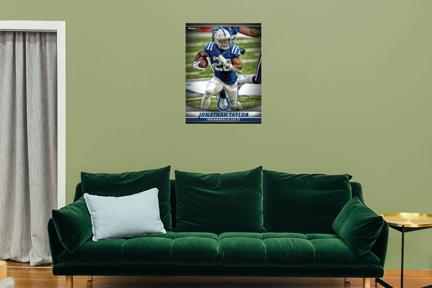 Indianapolis Colts: Jonathan Taylor  GameStar        - Officially Licensed NFL Removable     Adhesive Decal