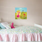 Nursery:  Pink Fairy Mural        -   Removable Wall   Adhesive Decal