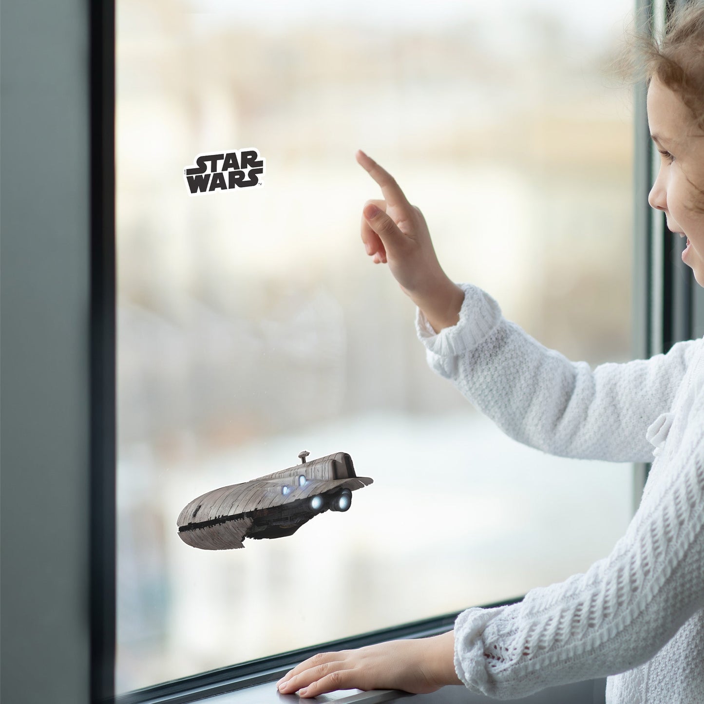 Rebel Transport Window Clings - Officially Licensed Star Wars Removable Window Static Decal