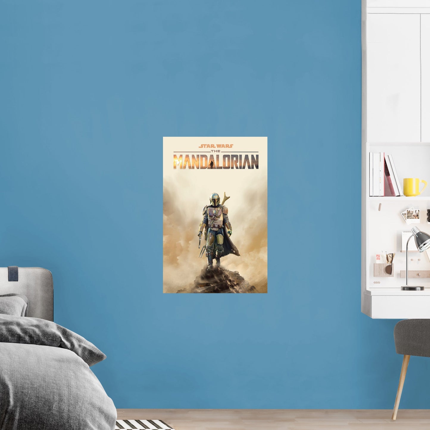 The Mandalorian: The Mandalorian Series Poster - Officially Licensed Star Wars Removable Adhesive Decal