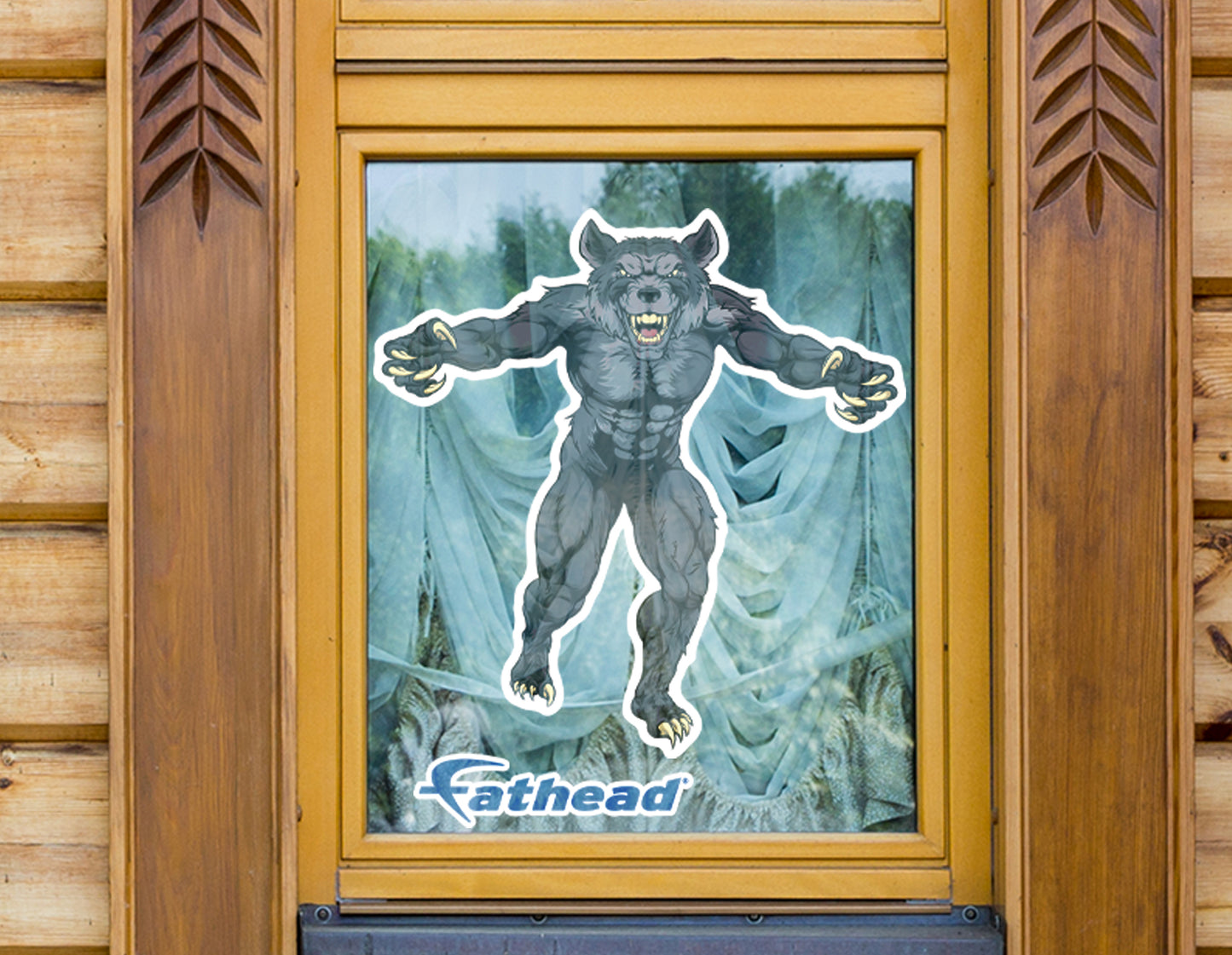 Halloween: Werewolf Window Clings        -   Removable Window   Static Decal