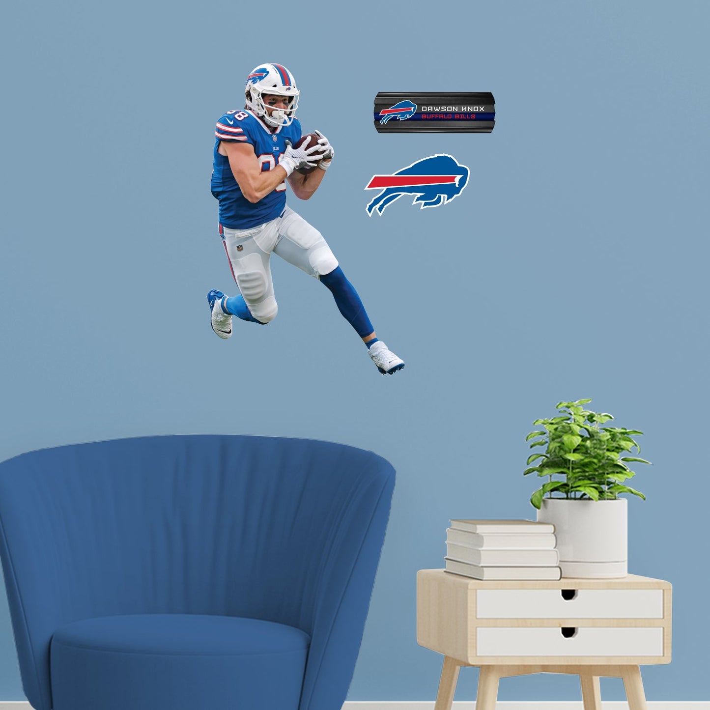 Buffalo Bills: Dawson Knox - Officially Licensed NFL Removable Adhesive Decal