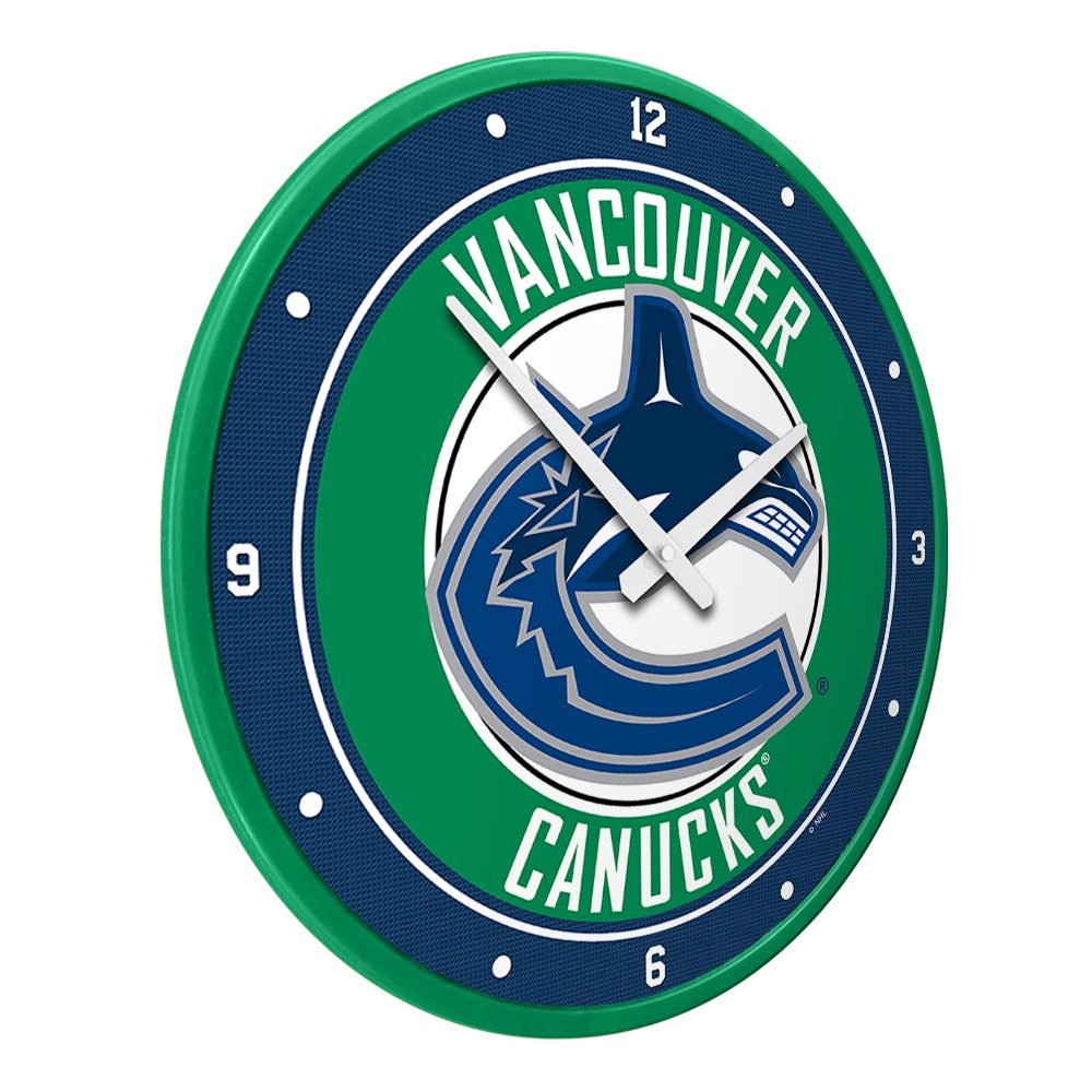 Vancouver Canucks: Modern Disc Wall Clock - The Fan-Brand