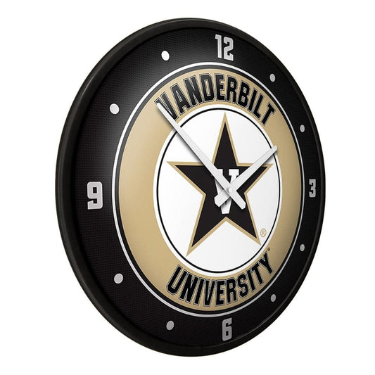 Vanderbilt Commodores: Modern Disc Wall Clock - The Fan-Brand