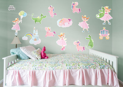 Nursery:  Unicorns Pastel Collection        -   Removable Wall   Adhesive Decal
