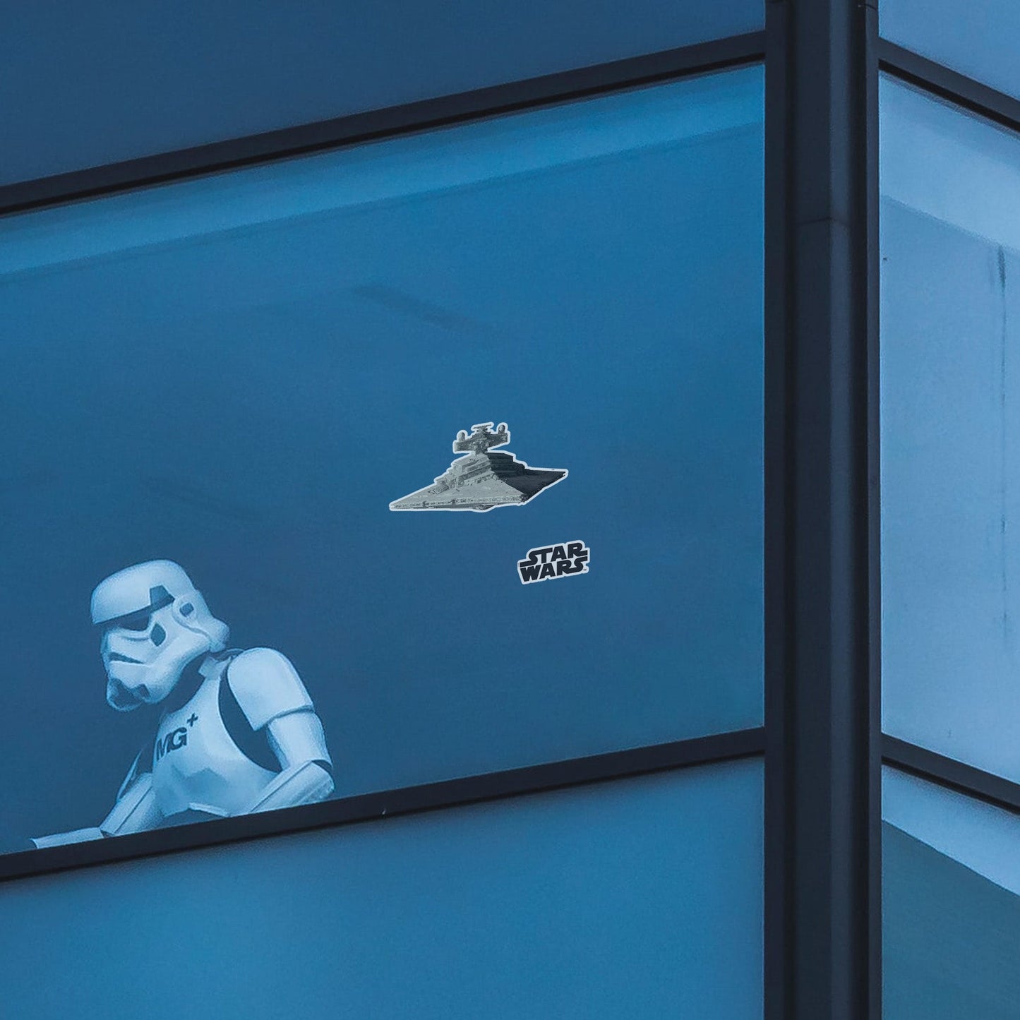 Star Destroyer Window Clings - Officially Licensed Star Wars Removable Window Static Decal