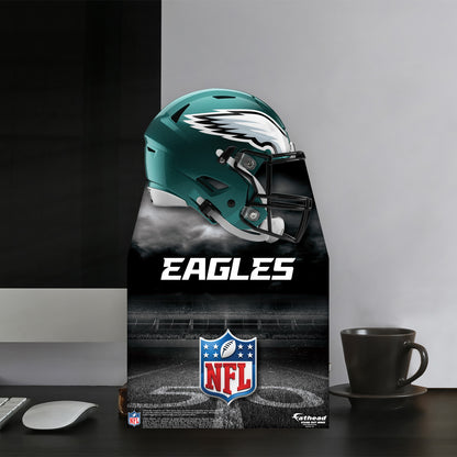 Philadelphia Eagles:  2022 Helmet  Mini   Cardstock Cutout  - Officially Licensed NFL    Stand Out