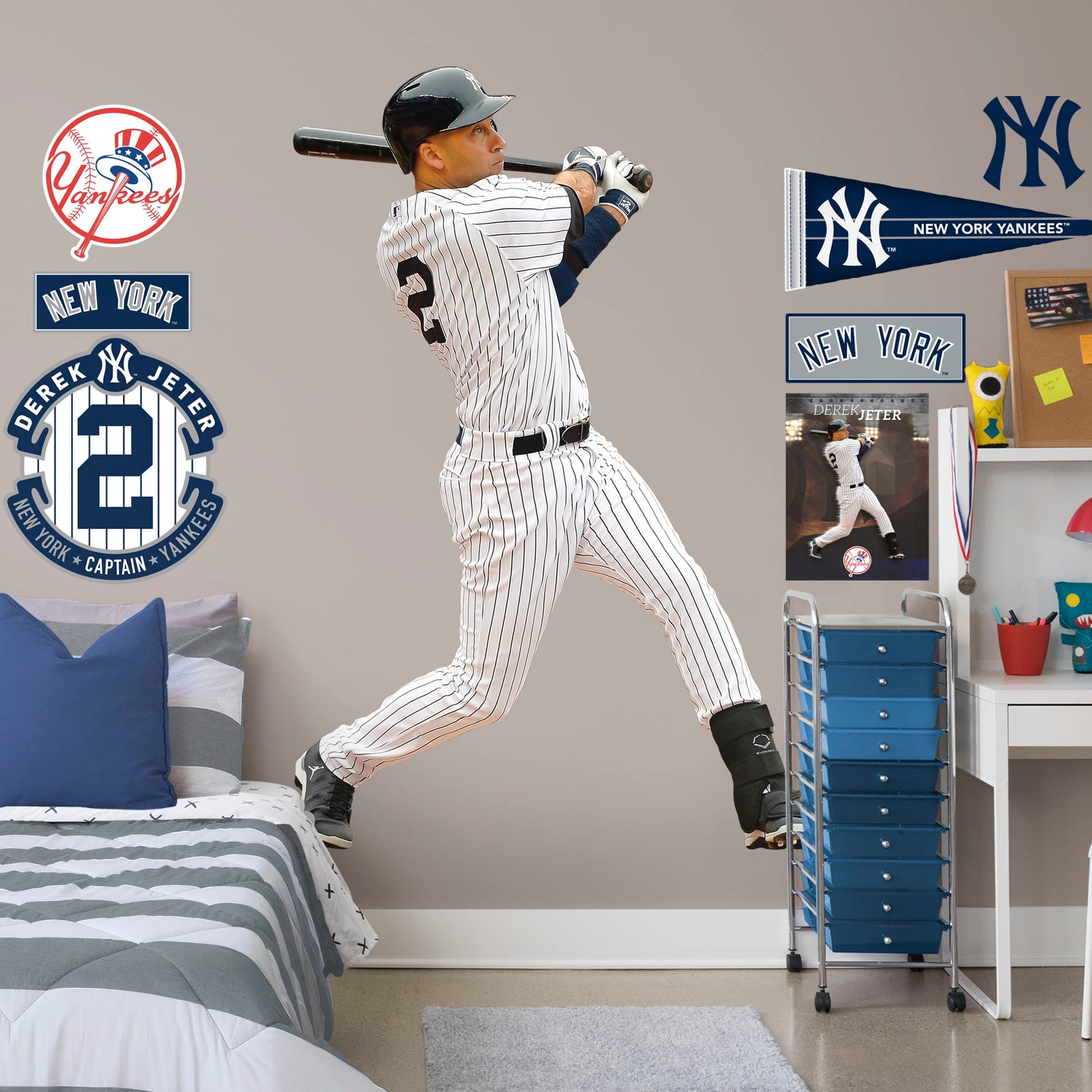 New York Yankees Aaron Judge Fathead Giant Removable Wall Mural
