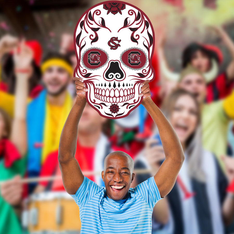 Skull - Big Head - Official NCAA - South Carolina Gamecocks - Foam Core Cutout
