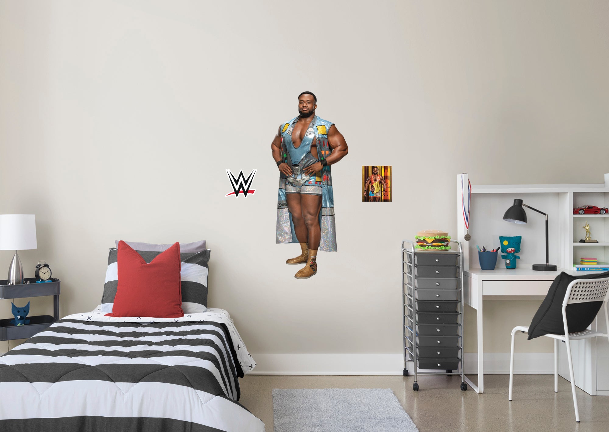 Big R Decal Big E - RealBig Collection - Official WWE - Reusable Vinyl Wall Decals ...