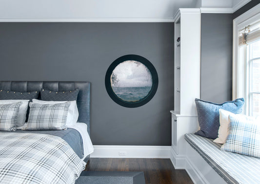 Home Decor:  Instant Window Sea        -   Removable Wall   Adhesive Decal