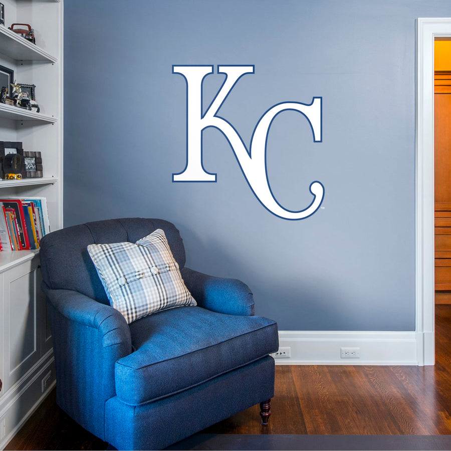 Kansas City Royals - RealBig Alternate Logo Collection - Official MLB - Reusable Vinyl Wall Decals