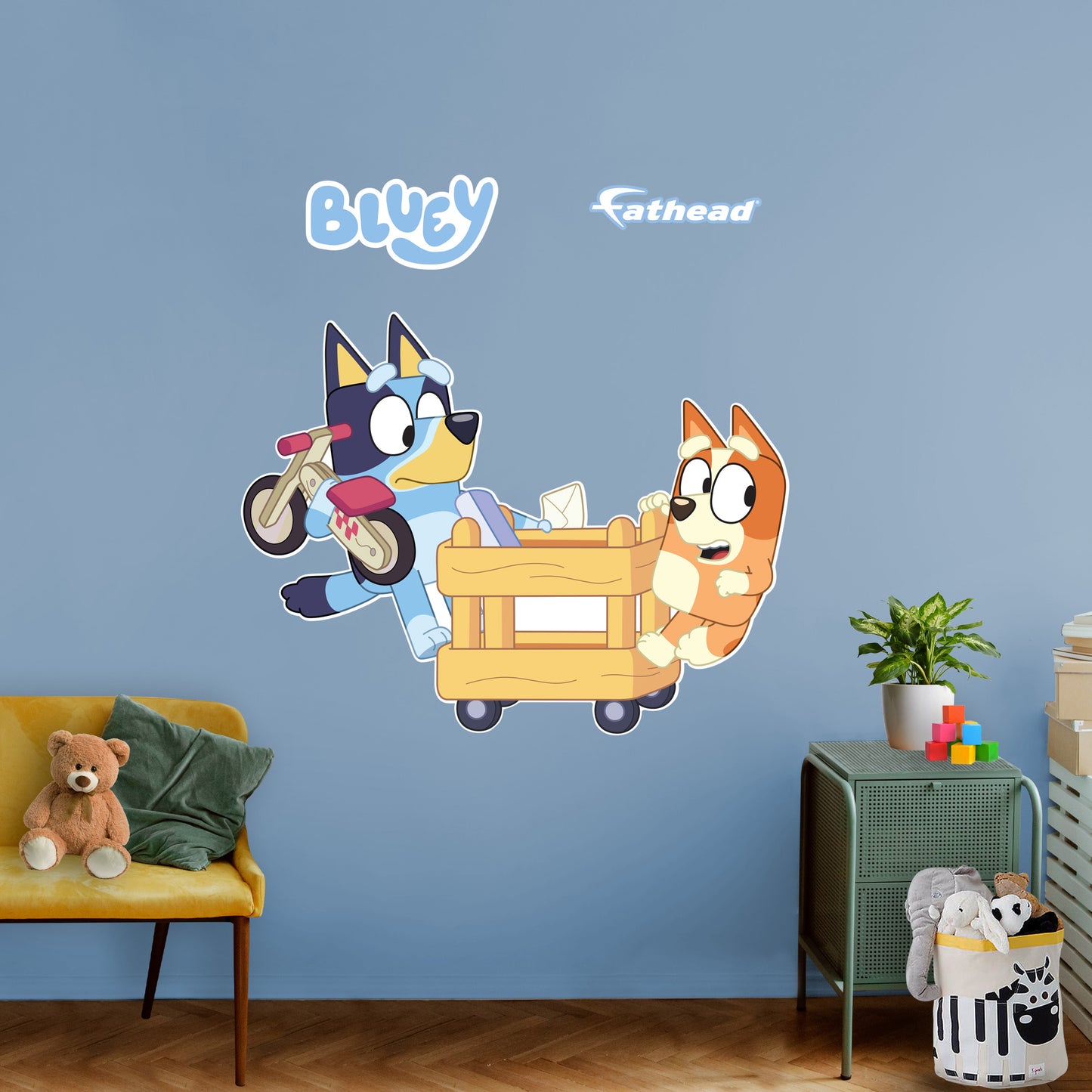 Bluey: Bluey & Bingo Sisters Lounging Icon - Officially Licensed BBC R