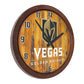 Vegas Golden Knights: "Faux" Barrel Top Wall Clock - The Fan-Brand