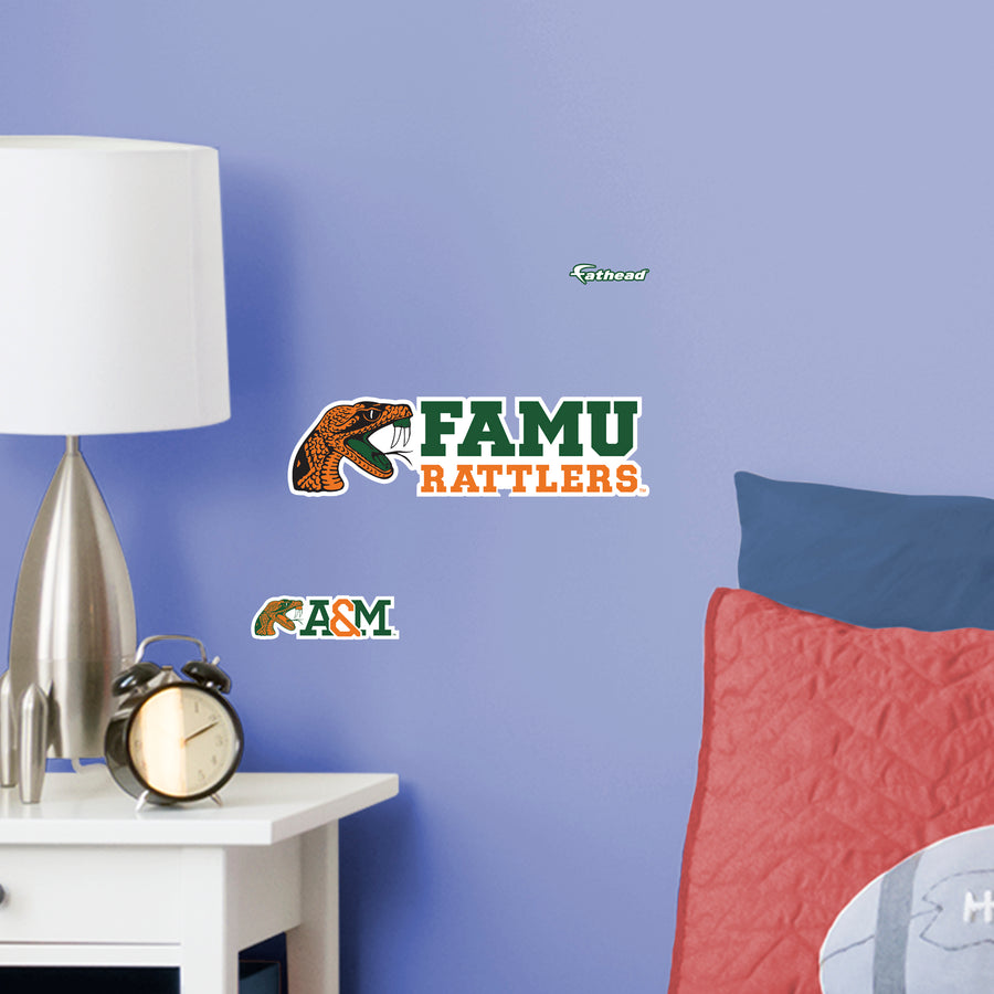 Large Logo + 2 Decals (16"W x 4"H)