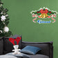 Christmas: Two Bells Icon - Removable Adhesive Decal