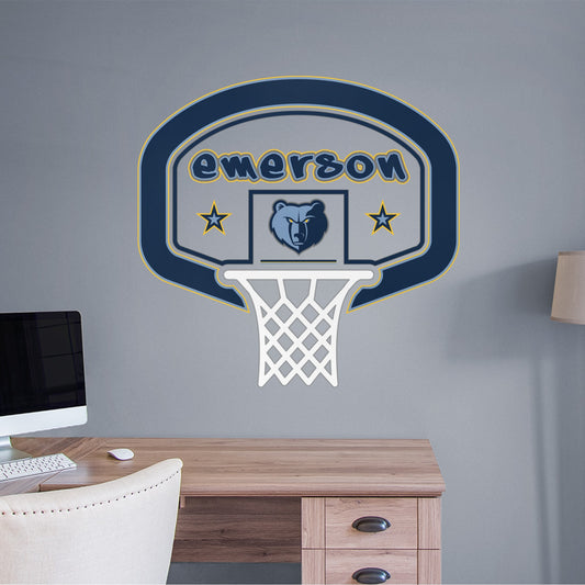 Memphis Grizzlies: Personalized Name - Officially Licensed NBA Transfer Decal