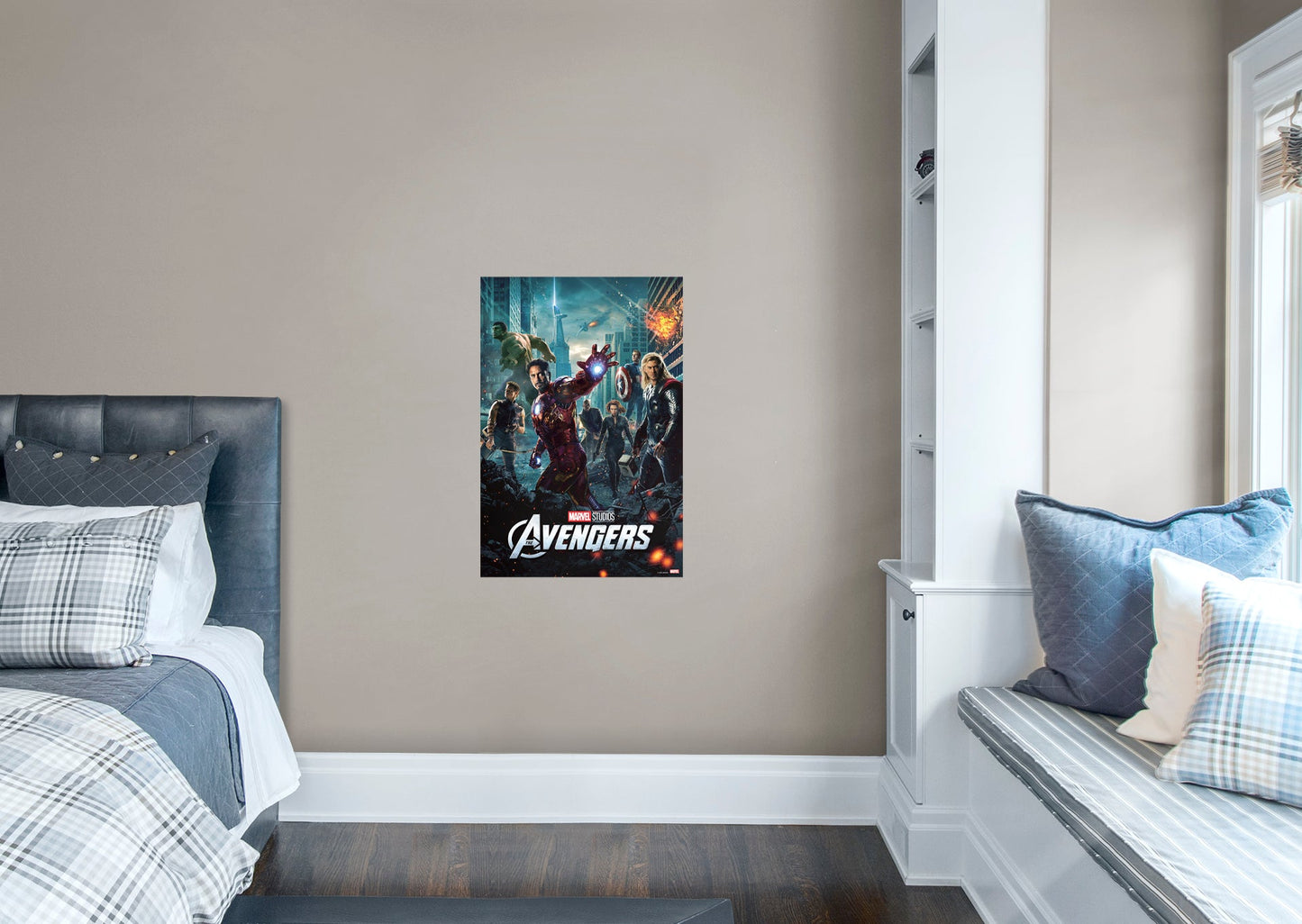 Avengers:  Movie Posters Mural        - Officially Licensed Marvel Removable Wall   Adhesive Decal