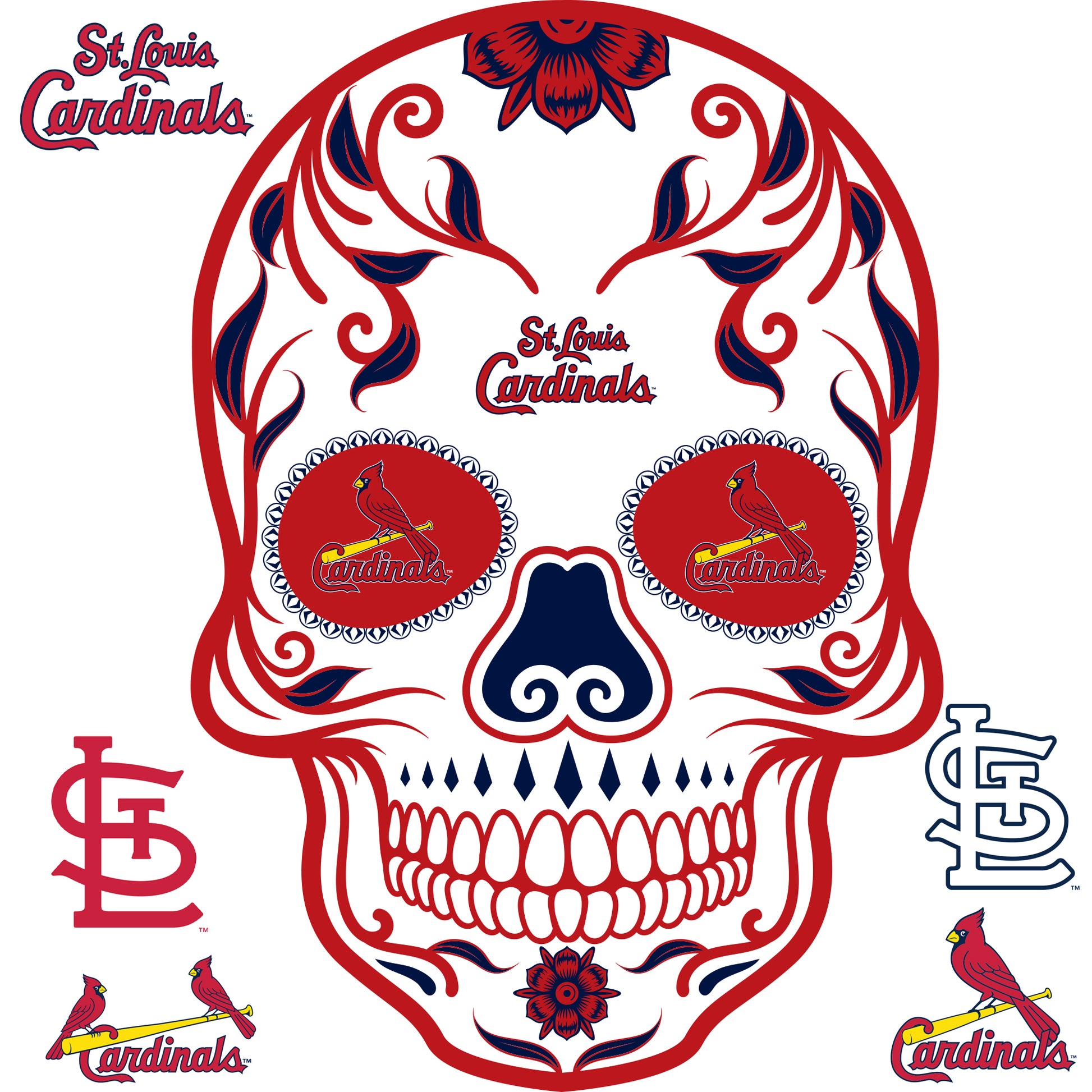 St. Louis Cardinals Large Decal Sticker