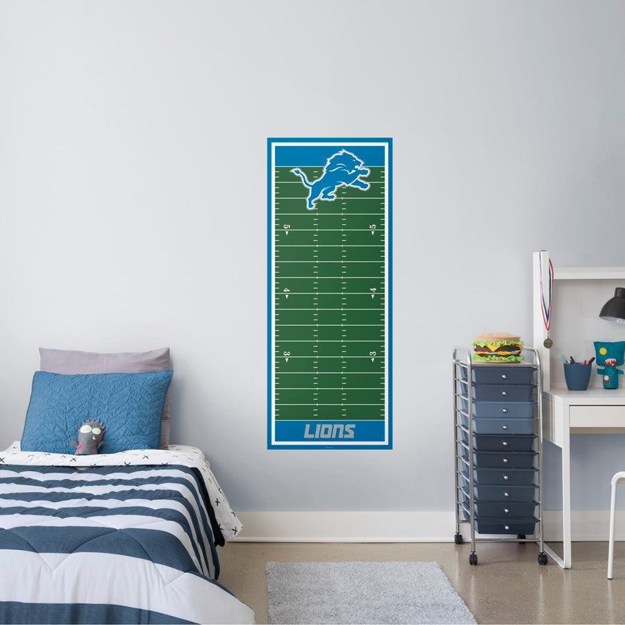 Detroit Lions - Growth Chart - Official NFL - Reusable Vinyl Wall Decal #1