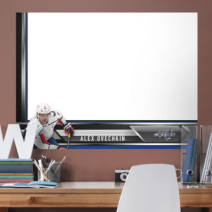 Washington Capitals: Alex Ovechkin Dry Erase Whiteboard - Officially Licensed NHL Removable Adhesive Decal