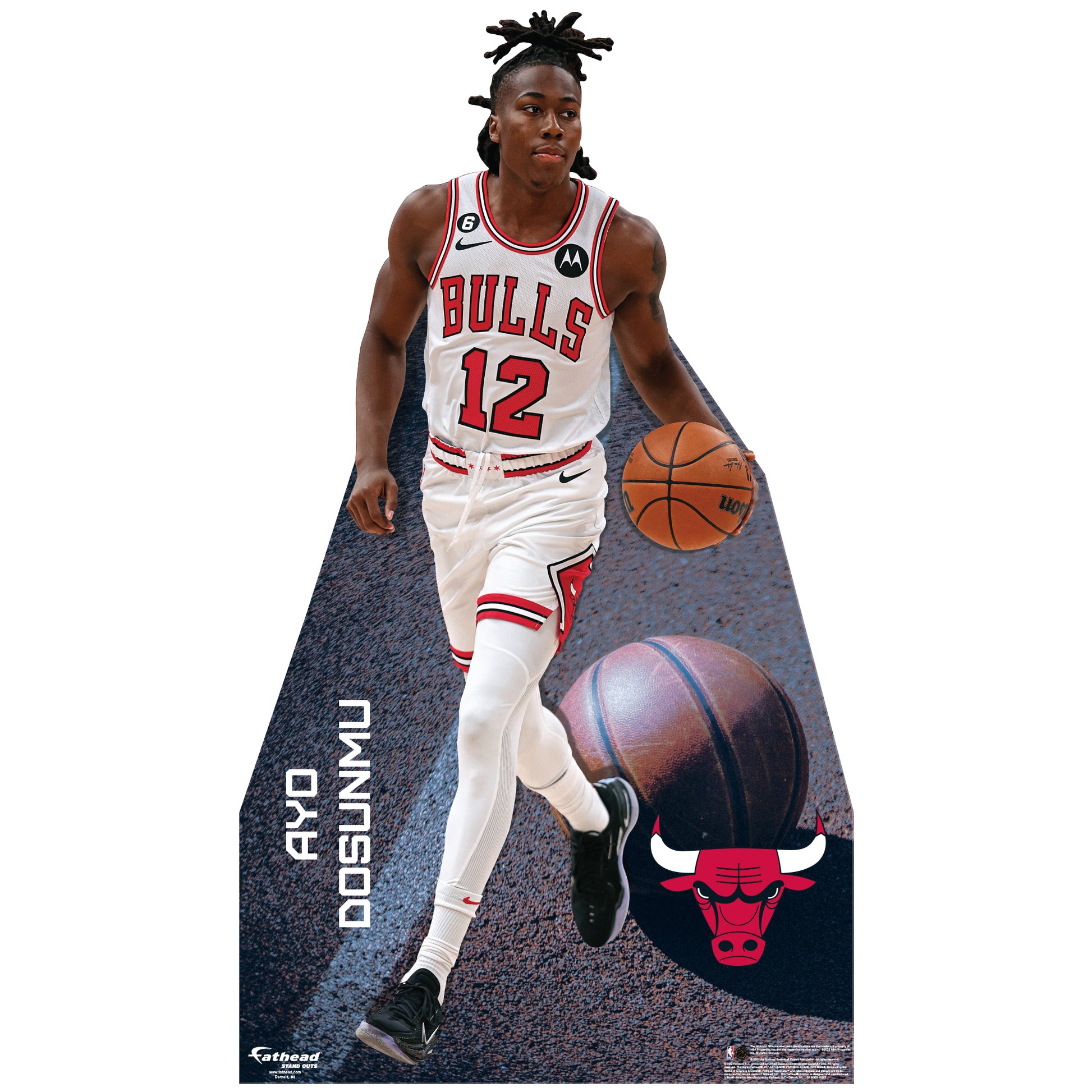 Chicago Bulls: Ayo Dosunmu 2022 Life-Size Foam Core Cutout - Officiall –  Fathead