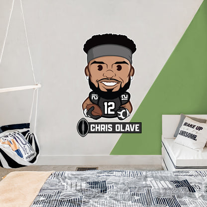 New Orleans Saints: Chris Olave  Emoji        - Officially Licensed NFLPA Removable     Adhesive Decal