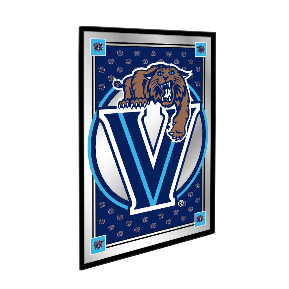 Villanova Cavaliers: Team Spirit, Mascot - Framed Mirrored Wall Sign - The Fan-Brand