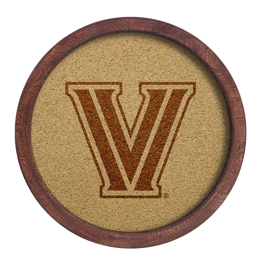 Villanova Wildcats: "Faux" Barrel Framed Cork Board - The Fan-Brand
