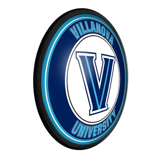 Villanova Wildcats: Round Slimline Lighted Wall Sign - The Fan-Brand