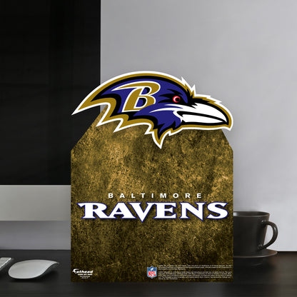 Baltimore Ravens:  2022 Logo  Mini   Cardstock Cutout  - Officially Licensed NFL    Stand Out