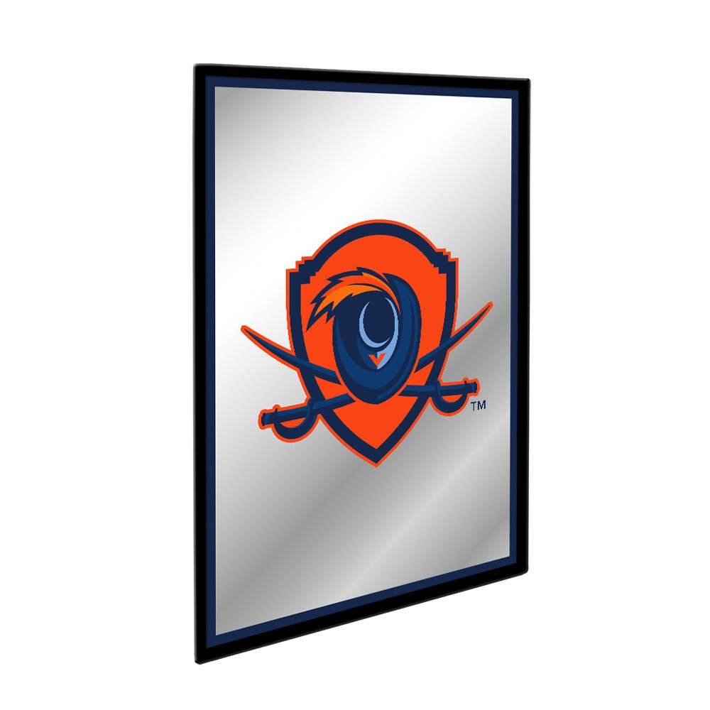 Virginia Cavaliers: Shield - Framed Mirrored Wall Sign - The Fan-Brand