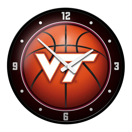 Virginia Tech Hokies: Basketball - Modern Disc Wall Clock - The Fan-Brand
