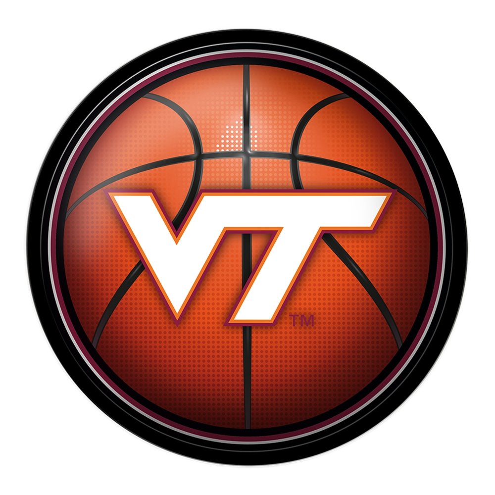 Virginia Tech Hokies: Basketball - Modern Disc Wall Sign - The Fan-Brand