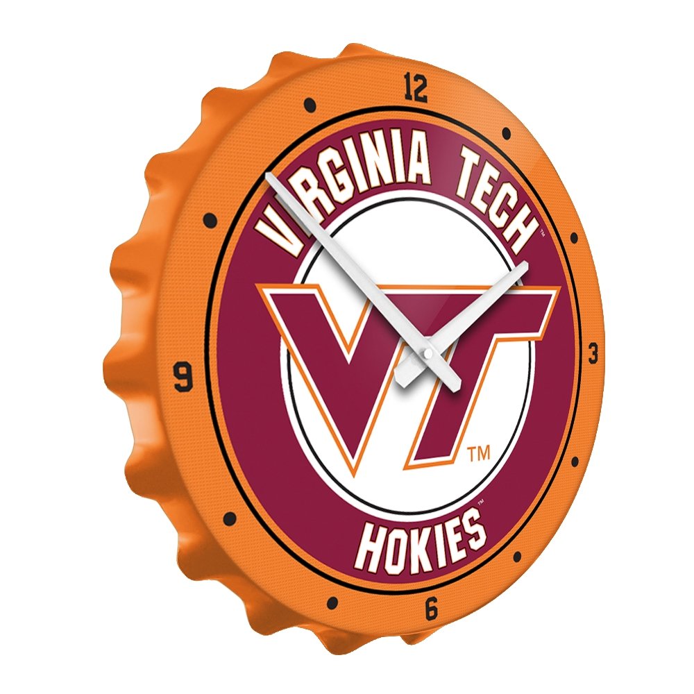 Virginia Tech Hokies: Bottle Cap Wall Clock - The Fan-Brand