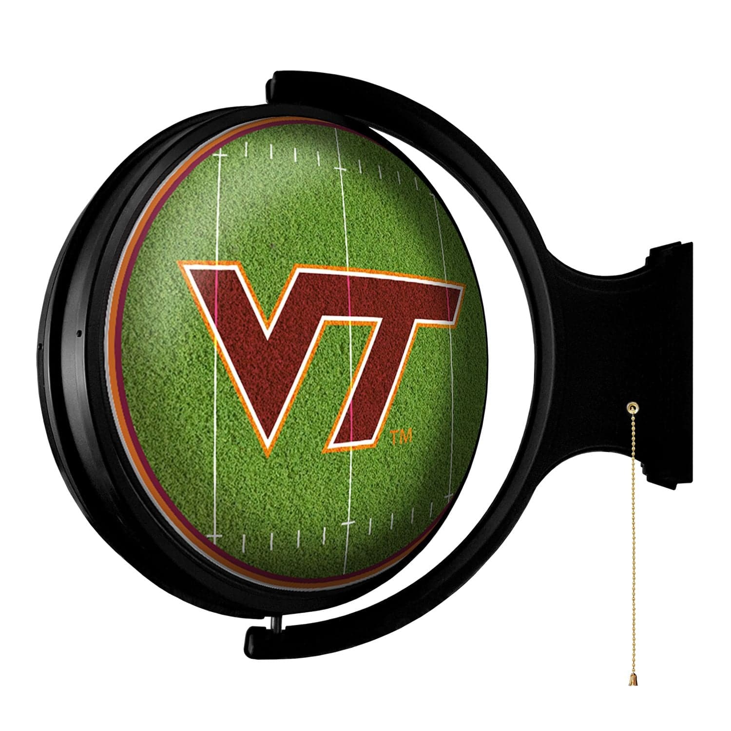 Virginia Tech Hokies: On the 50 - Rotating Lighted Wall Sign - The Fan-Brand