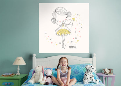 Nursery:  Do Magic Mural        -   Removable Wall   Adhesive Decal