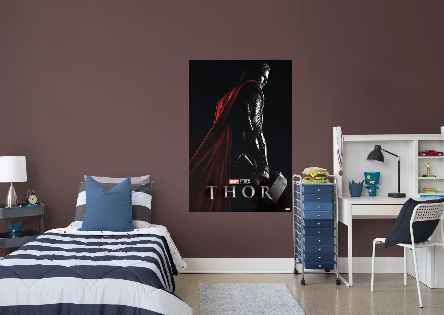 Thor:  Movie Posters Mural        - Officially Licensed Marvel Removable Wall   Adhesive Decal