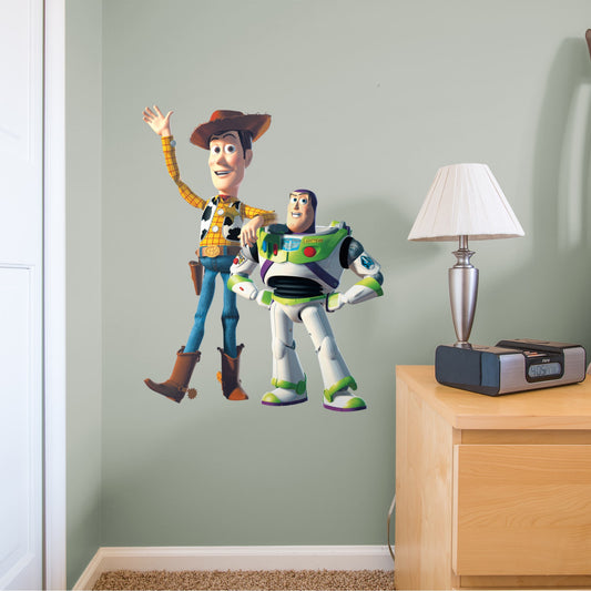 Woody & Buzz - Officially Licensed Disney Removable Wall Decal