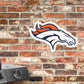 Denver Broncos:  Alumigraphic Logo        - Officially Licensed NFL    Outdoor Graphic