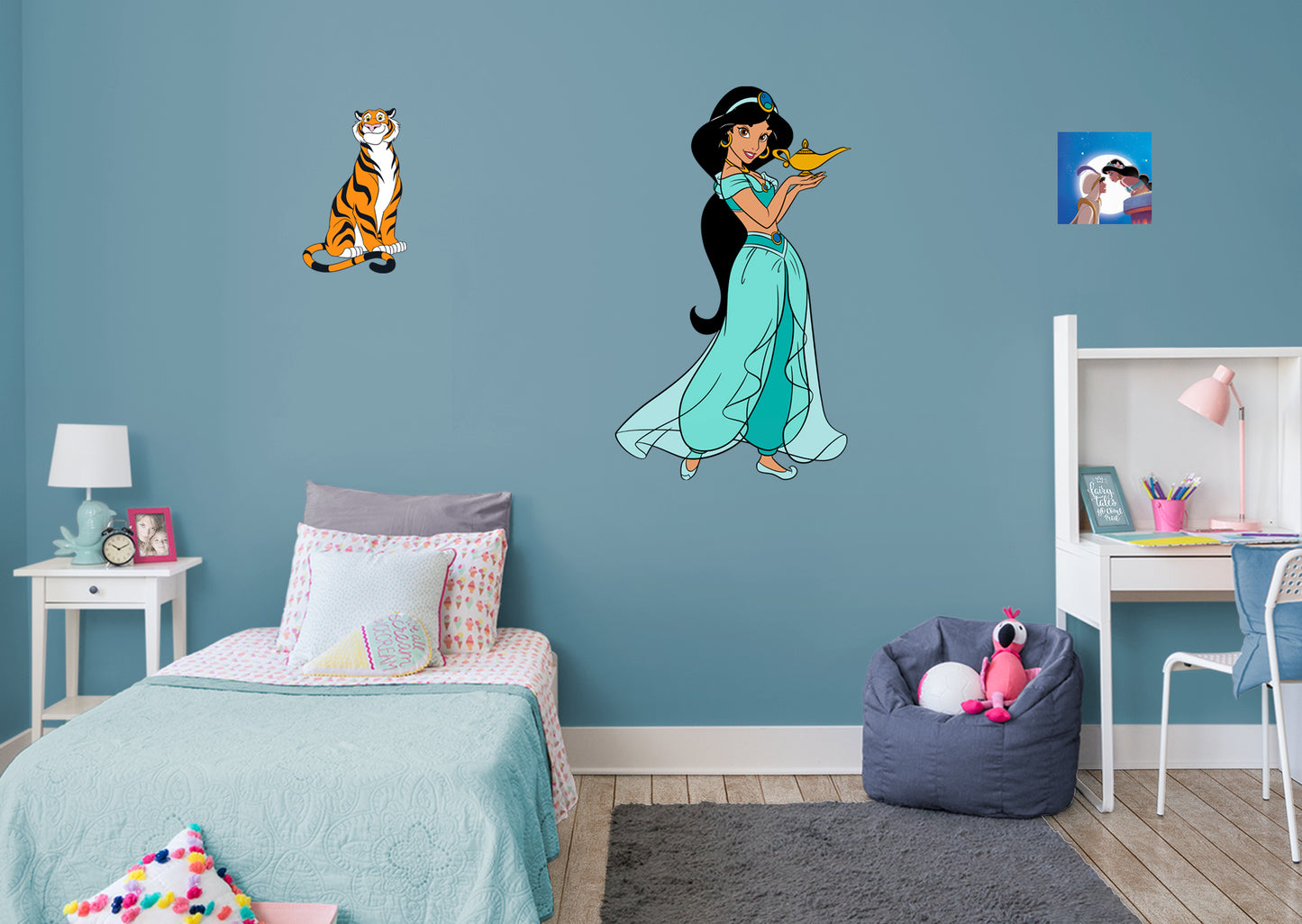 Aladdin: Jasmine RealBigs        - Officially Licensed Disney Removable Wall   Adhesive Decal