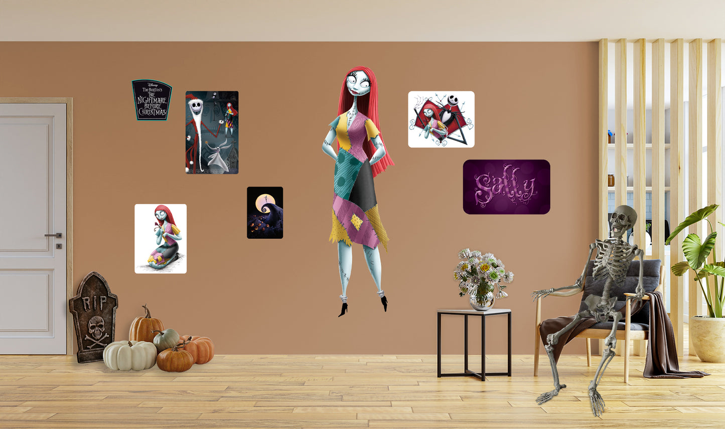 The Nightmare Before Christmas: Sally RealBig        - Officially Licensed Disney Removable Wall   Adhesive Decal